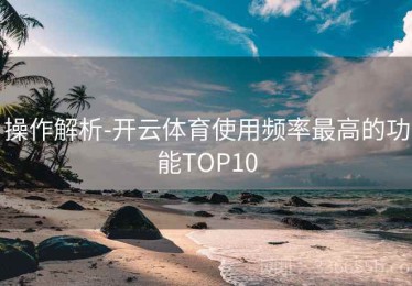 操作解析-开云体育使用频率最高的功能TOP10