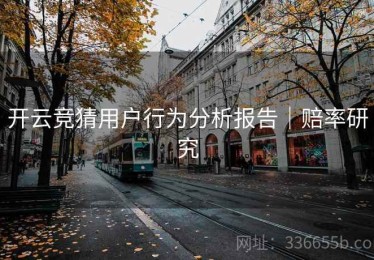 开云竞猜用户行为分析报告｜赔率研究