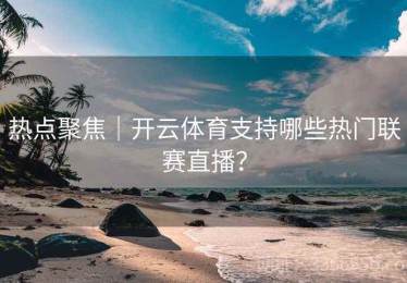 热点聚焦｜开云体育支持哪些热门联赛直播？