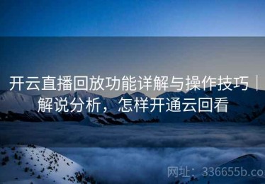 开云直播回放功能详解与操作技巧｜解说分析，怎样开通云回看