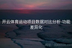 开云体育运动项目数据对比分析-功能差异化