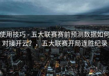 使用技巧 - 五大联赛赛前预测数据如何对接开云？，五大联赛开局连胜纪录